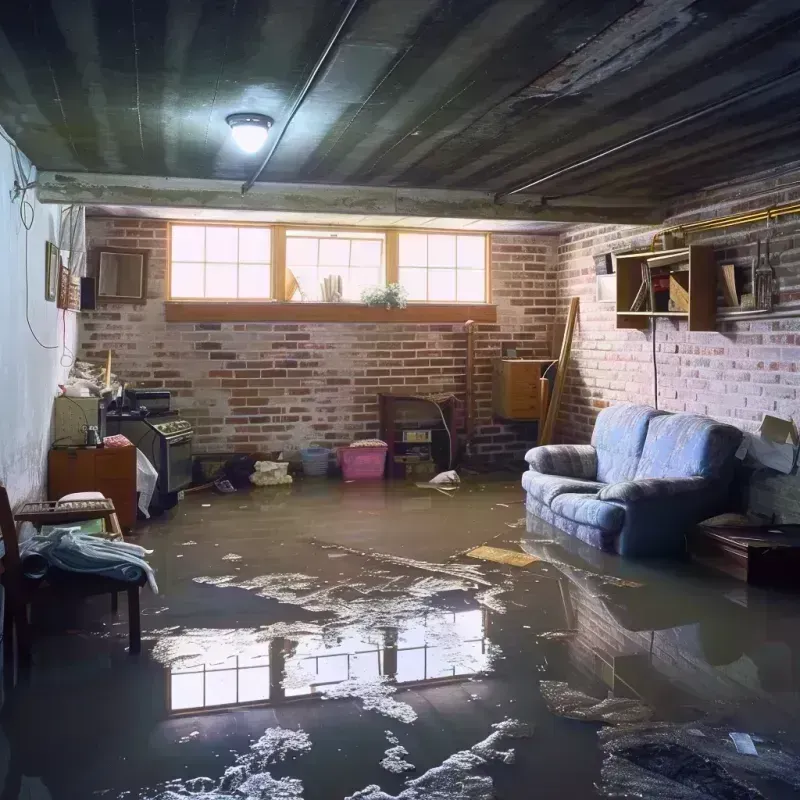 Flooded Basement Cleanup in Sevier County, TN